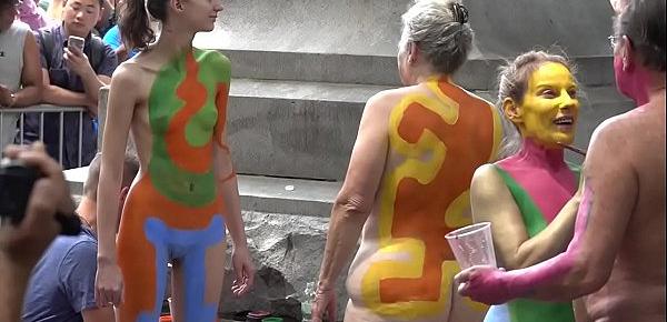  BODY PAINTING NYC ARTISTS-ANDY GOLUB AND COMPANY